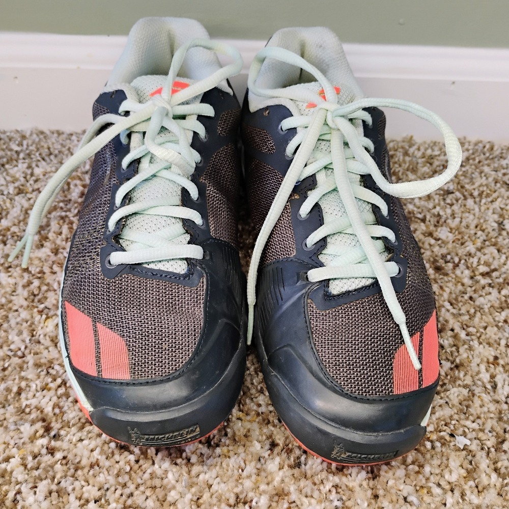 Babolat Jet All Court Matryx SL Women's size 8 Tennis Shoes‎ Gray Orange - Picture 10 of 13